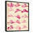Toile avec cadre flottant noir
