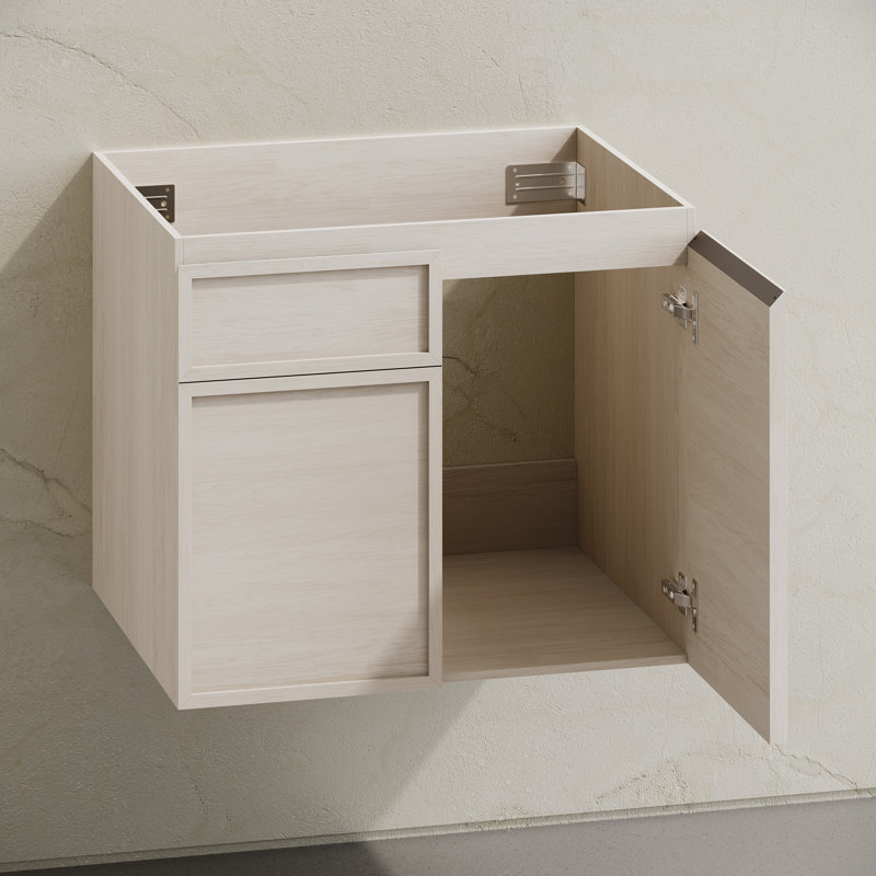 Armoire de salle de bain murale sans plateau St. Tropez