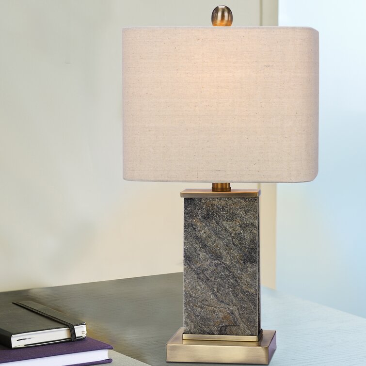 Esmeyer Stone & Metal 19" Table Lamp