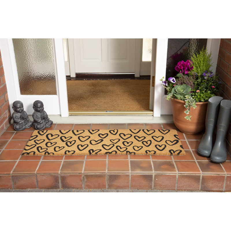 Calvie Non-Slip Geometric Doormat