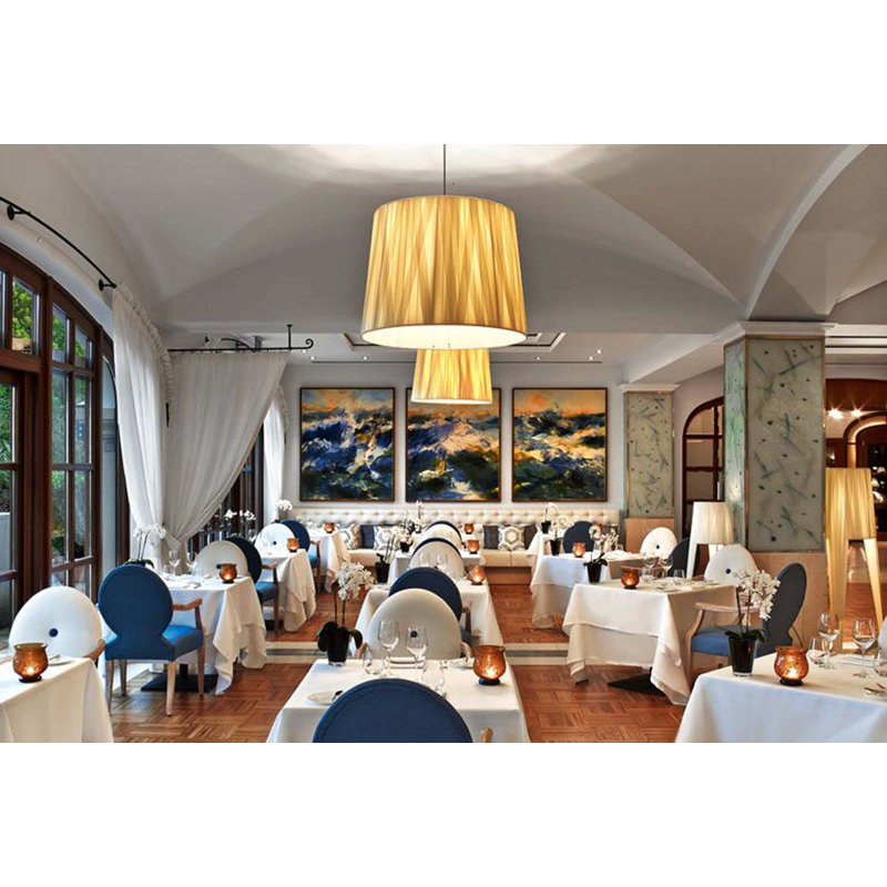 Dress 6 - Light Shaded Drum Chandelier, White