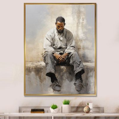 «Gray Dance Quiet Contemplation II», reproduction d'art sur toile