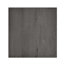 Table de chevet rustique 1, finition gris imitation bois - Table de chevet d'organisation de chambre à coucher en bois, optimiseur d'espace