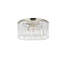 Plafonnier encastré cylindrique de style lustre 31,5 po à 8 lumières Yazmin-27969426-27969423