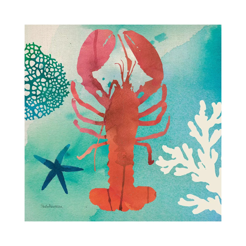 Under The Sea IV by Studio Mousseau - Wrapped Canvas Print, 45.72 cm H x 45.72 cm W x 1.91 cm D
