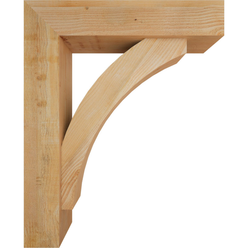 Support de bloc Thorton avec entretoise décalée, 42 x 34, Sapin Douglas de l 8 po (scié brut)