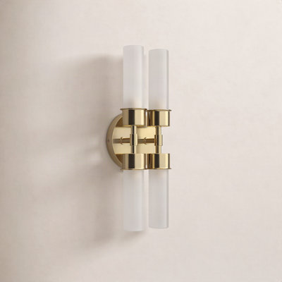 Dalenna 4 Light Glass Dimmable Armed Sconce
