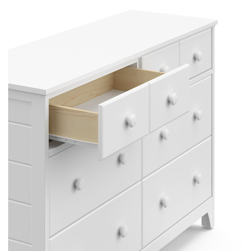 Moss Changing Table Dresser, White