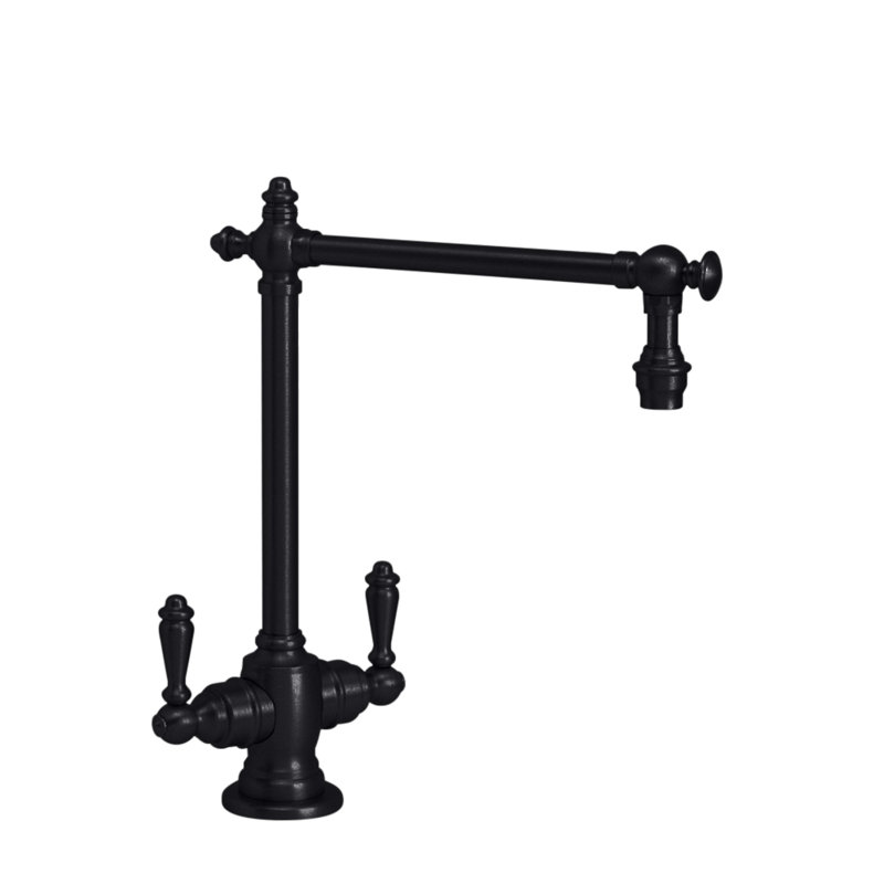 Towson Bar Faucet, Antique Brass, Lever Handle