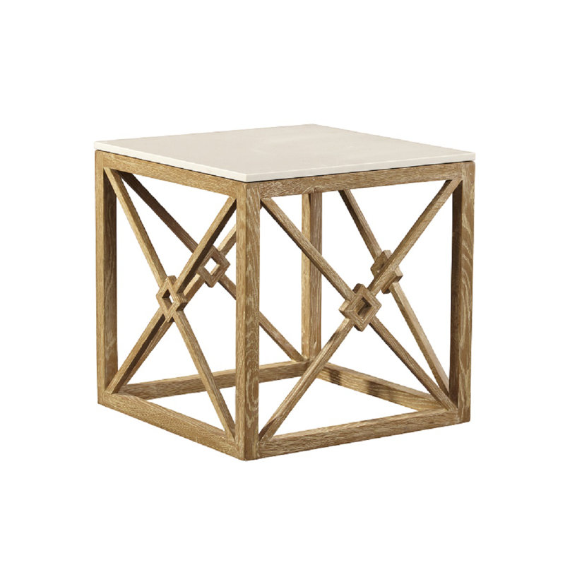 Moshier Marble Top End Table