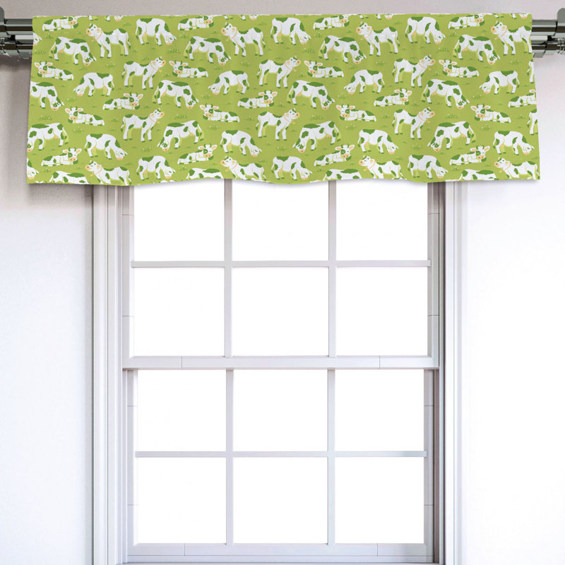 Sateen Ruffled Window Valance