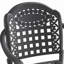 Chaise de patio en fonte d'aluminium 2 pièces avec structure et coussins-39173095-39173092