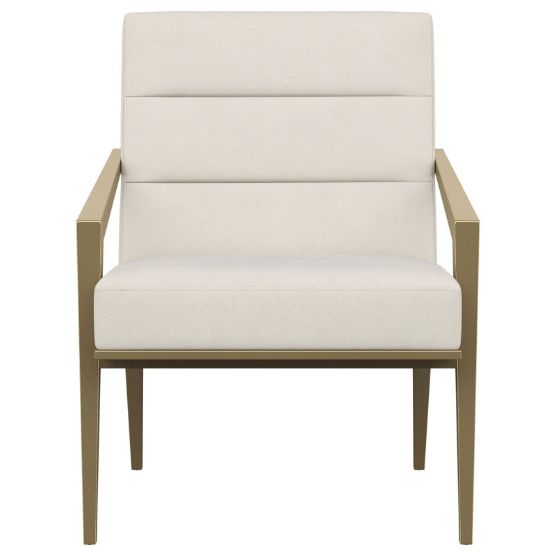 Fauteuil d'appoint Merriman, Crème, crème
