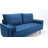 Velvet Lounge Sofa Seats 3, Highly Resilient And Comfortable Design, Comes With 2 Pillows, Suitable For A Variety Of Home Spaces-2030646559-2030646555