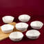 Bol en porcelaine non empilable EARTH - LINEN DOTTS Premium, 5,5 po | Va au micro-ondes et au lave-vaisselle
