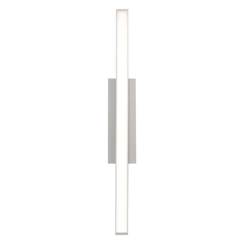 Harolson LED Wall Light, Gray, 36" H x 4.5" W x 2.5" D