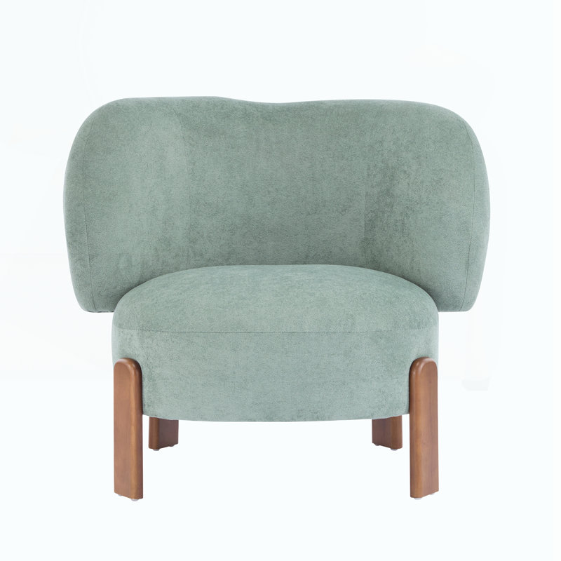 Fauteuil à oreilles sans accoudoirs, Vert