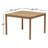 Haven Teak Solid Wood 4 - Person Dining Table