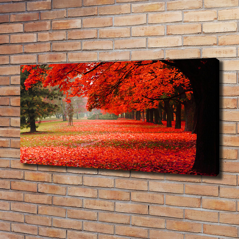 Trees In Autumn - Wrapped Canvas Print