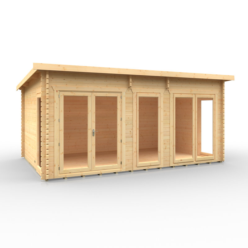 The Optima Tongue & Groove Log Cabin 18x12w