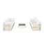 Ensemble de canapé modulaire de patio en métal 7 pièces Modern Minimalist-132686062