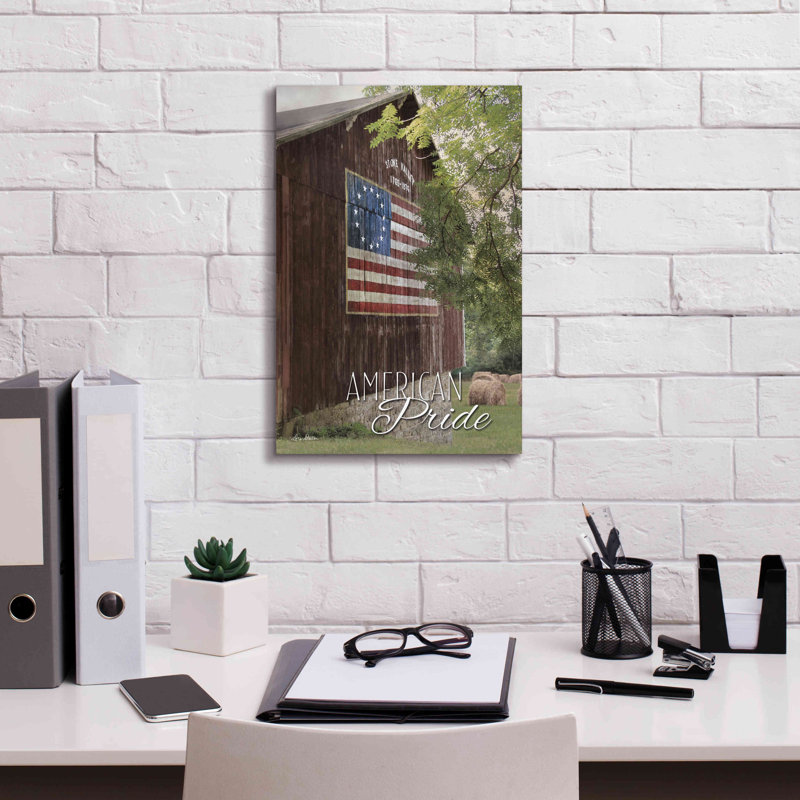 Calline American Pride par Lori Deiter, H 18 po x l 12 po x P 0,75 po
