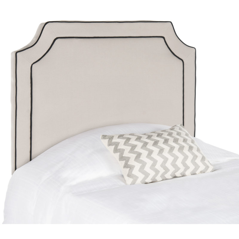 Cloverdale Upholstered Panel Headboard, Twin, Oyster