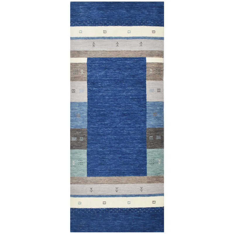 Hand Knotted Wool Geometric Indoor Rug