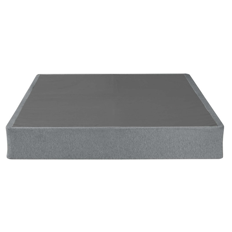 Foldable Metal Bed Base, Mattress Bed Box Spring Foundation, Queen