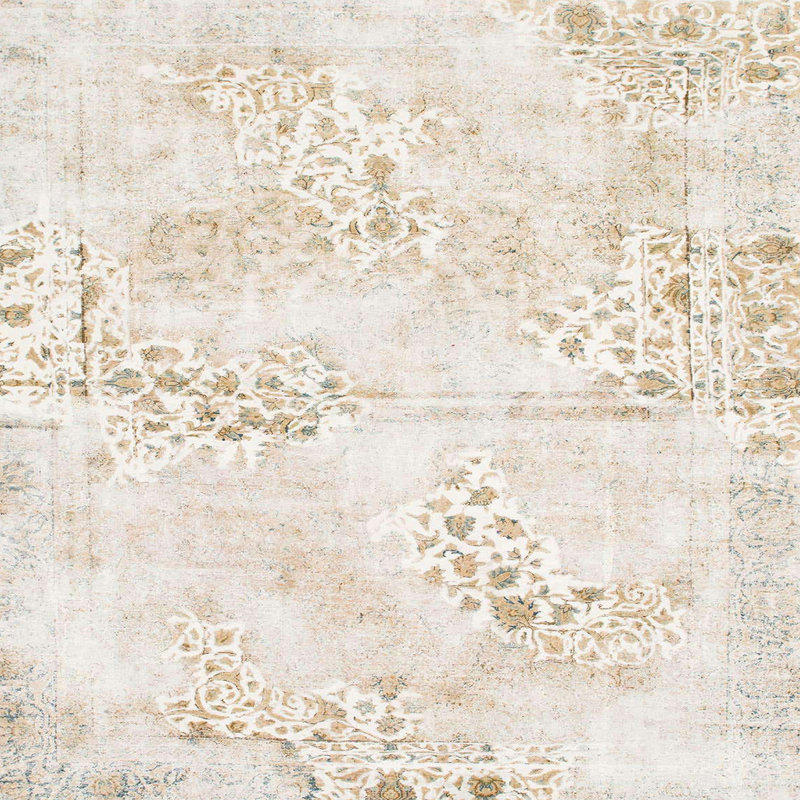 Tapis abstrait moderne 1282, Carré 7 pi