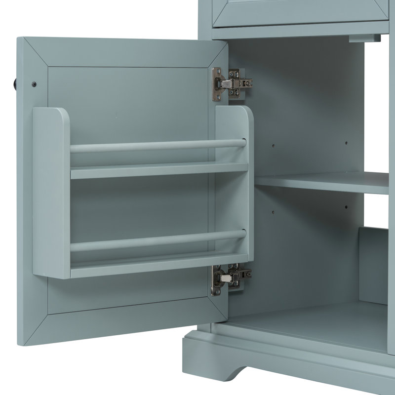 Meuble-lavabo 36 po avec comptoir en céramique, Gris