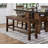 Ivaylo 6Pc Wooden Dining Table Set, Kitchen Table Set with Extension Leaf,Drawers ,Wine Rack Table