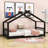 Bunche Wood House Platform Bed-1452368216-1452368214
