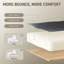 Chaise de bureau, grande et grande chaise de bureau avec mousse en forme de 400 lb