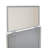 Acoustical Cubicle Mounted Privacy Panel with Small Bracket-16490394-16490395-16490384