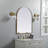 Sabine Metal Arch Wall Mirror-272105434-272105253