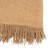Natural Burlap Rustic Jute Tassel Tablecloth 72" Round