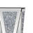 31" Mirrored Coffee Table + 20"H Crystal Hexagonal End Table 2-Piece Set
