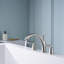Z Collection Two-Handle Deck-Mount 8.0 gpm Roman Tub Faucet with Rough-In Valve - Brushed Nickel-36865948