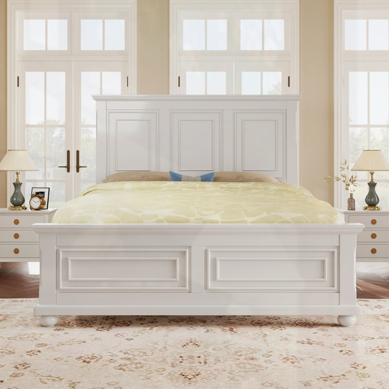 Traditional Town Bed Frame, White