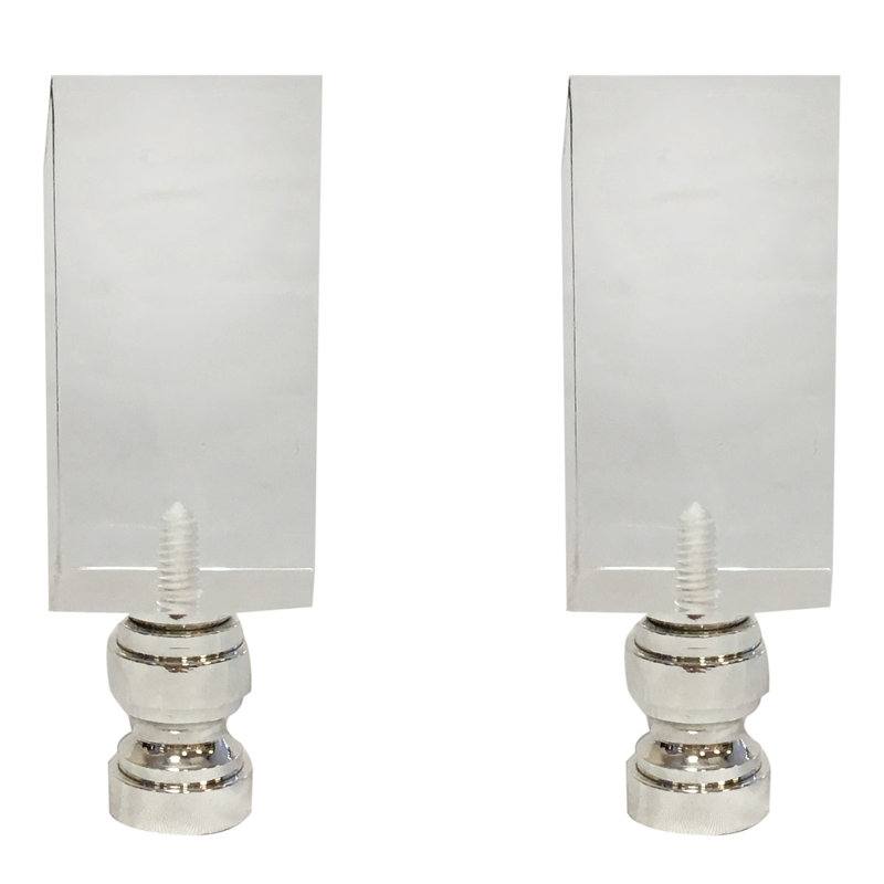 Rectangular Cube Lamp Finial