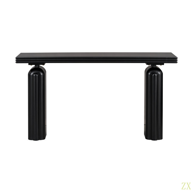 Elegant And Luxurious Acacia Veneer Console Table,Suitable For Entryway, Hallway, Living Room, Foyer, Corridor