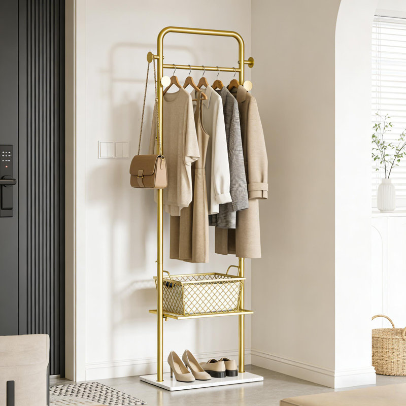 Najmul 19.6'' Metal Clothing Rack