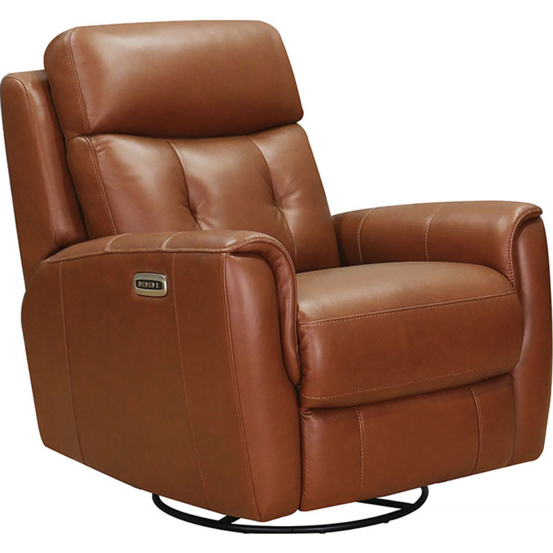 Fauteuil inclinable électrique pivotant Torino, Brun