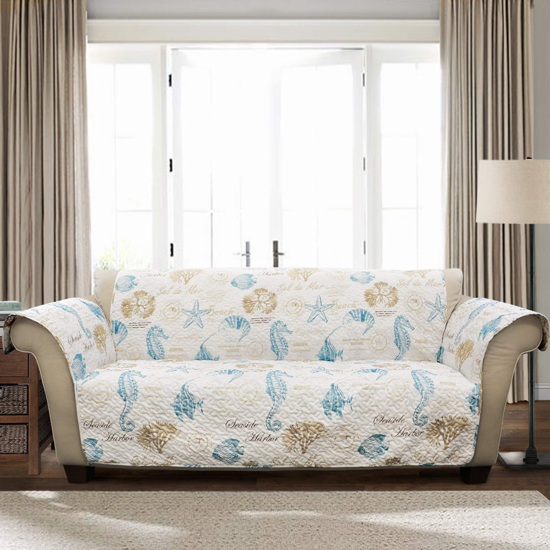 Harbor Life T-Cushion Slipcover, Sofa