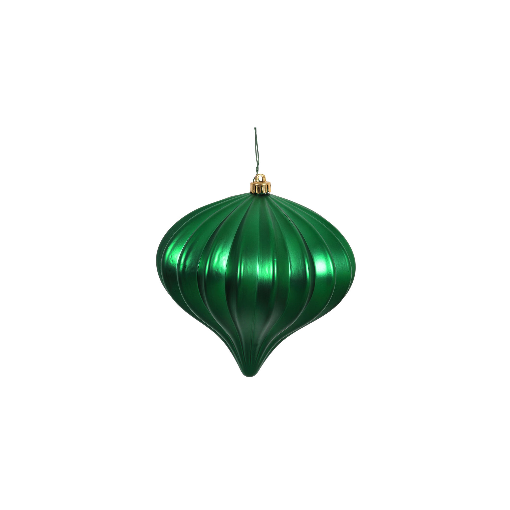5.7" Onion Christmas Ornament UV, Green