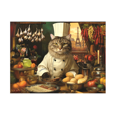 Michael David Ward Catatouille Canvas Art