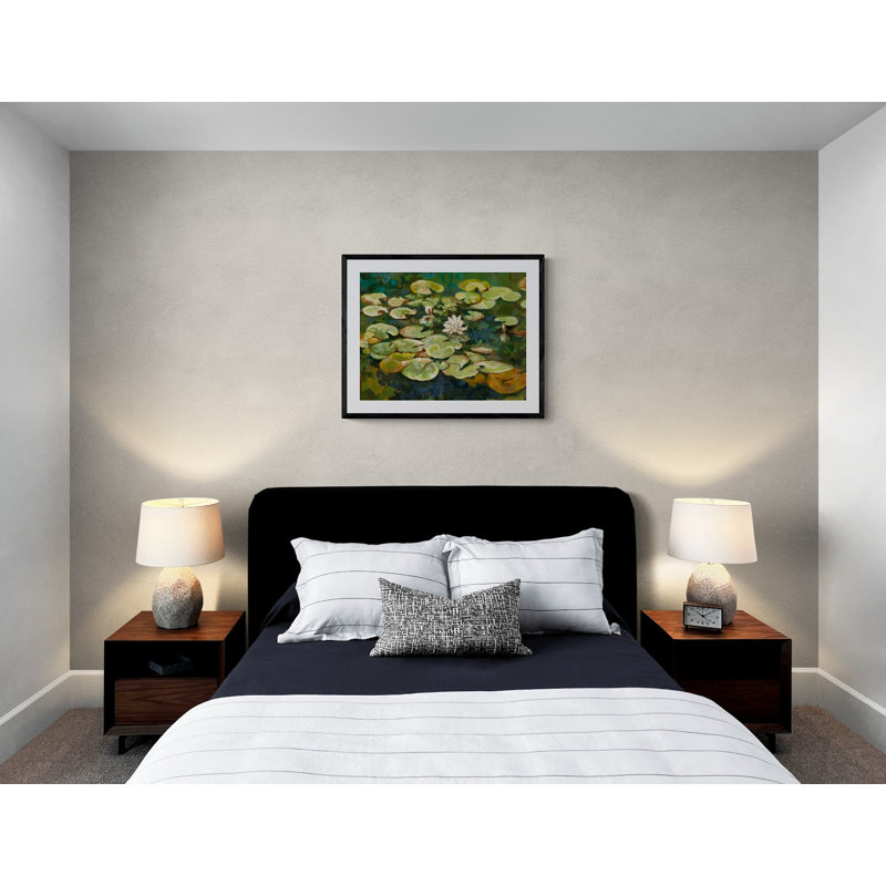 Serenity Lotus Pond I Print Canvas, 24" H x 32" W, Wrapped Canvas
