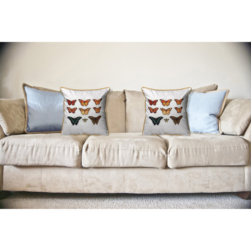 Housse et insert de coussin extérieur antique Antique