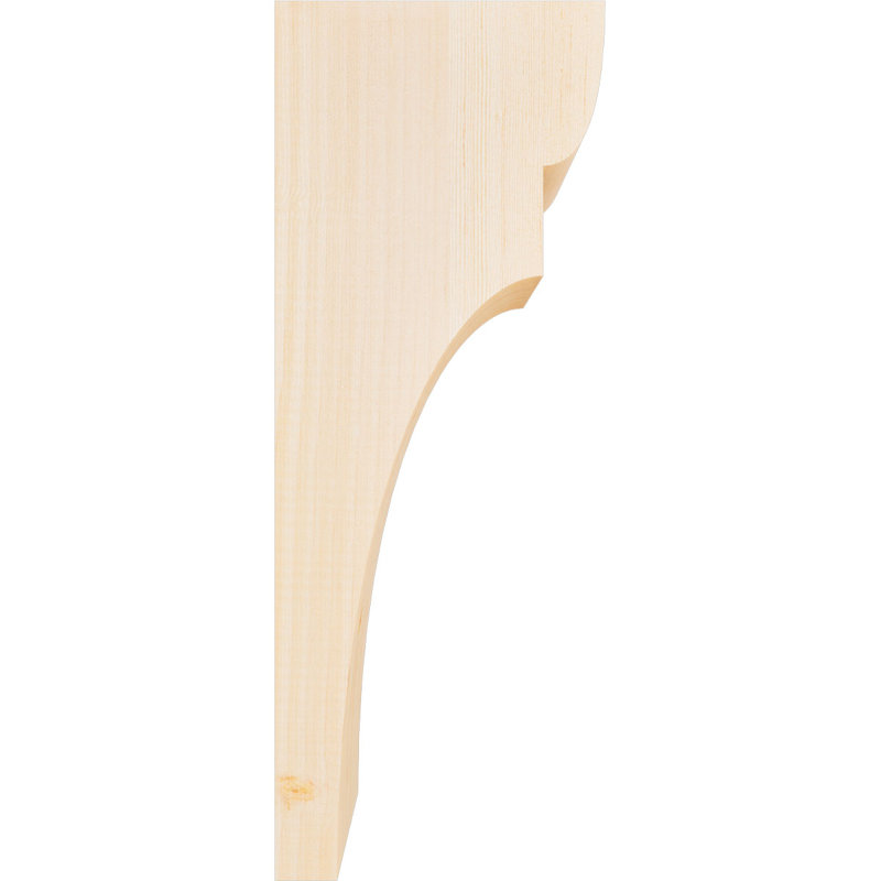 Yorktown Corbel, H 20 po x l 5,5 po x P 8 po, Sapin de Douglas, Lisse